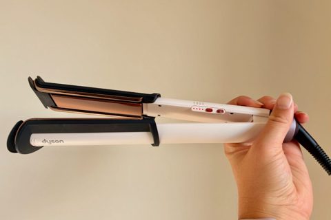 My hair is the most glossy it’s ever been thanks to the Dyson Corrale CoolShine straighteners