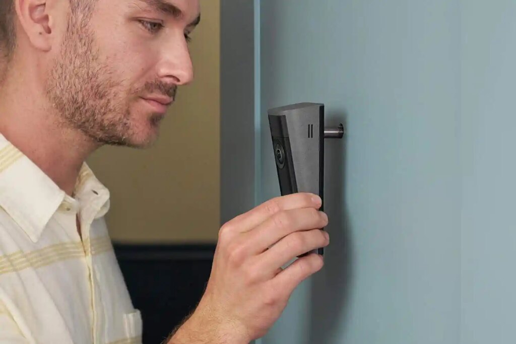 Ring Peephole Camera 2K has higher resolution, slimmer design, lower price and you won’t need a drill