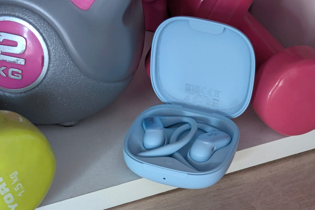 The Shokz OpenFit Air 2 are so light I keep forgetting I’m wearing them