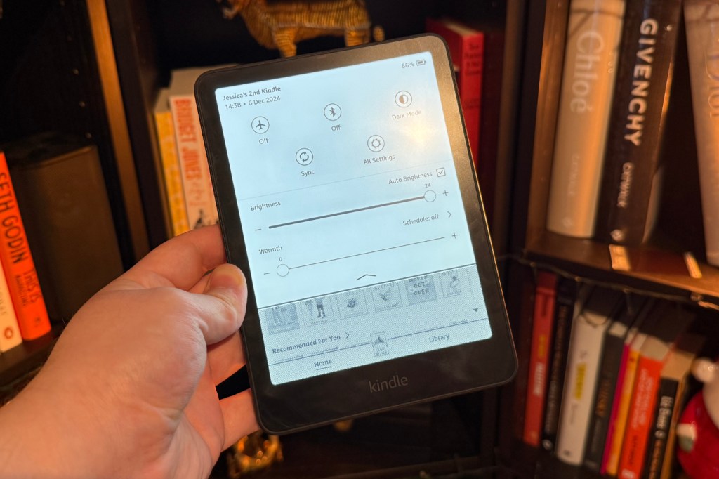 Kindle Paperwhite 2024 Software