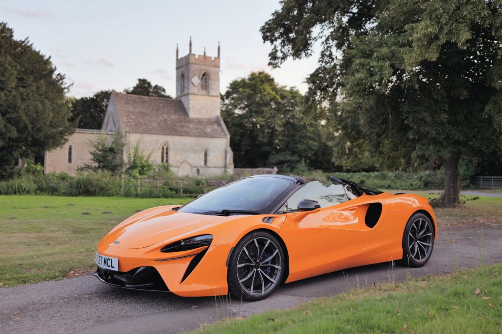 McLaren Artura on road