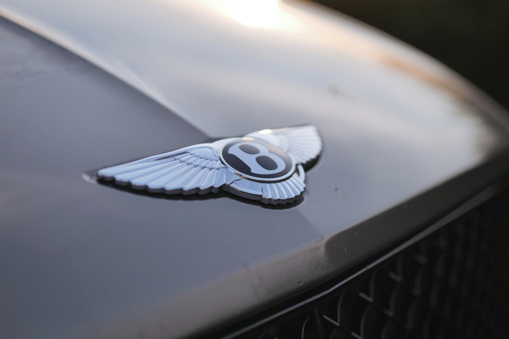 Bentayga bonnet close up