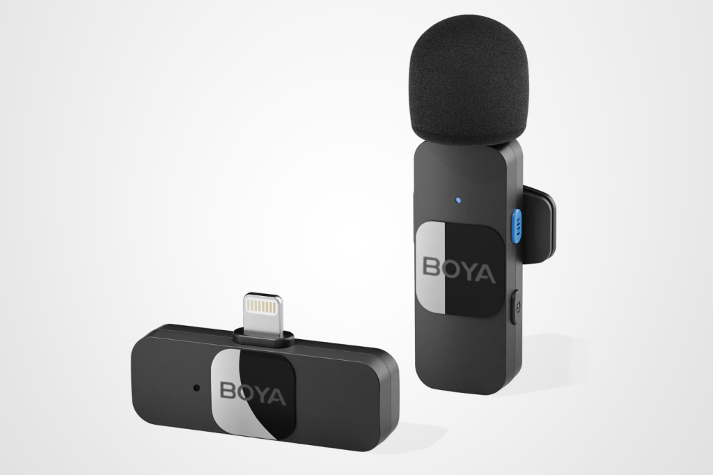 Stuff's round-up of the best wireless microphones features the Boya BY-V1