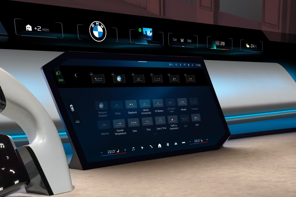 BMW iDrive 2025 reveal icons