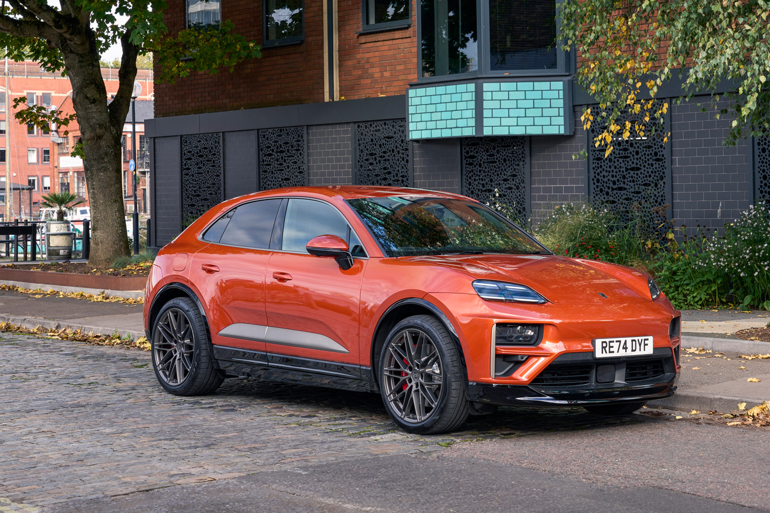 Porsche Macan Turbo Electric review static front