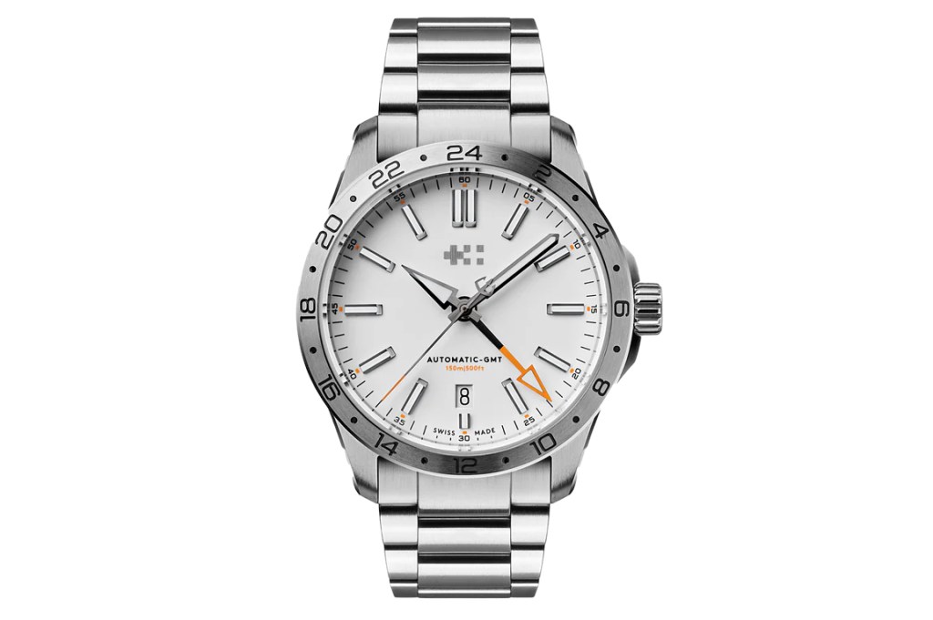 Christopher Ward C63 Sealander GMT on white background