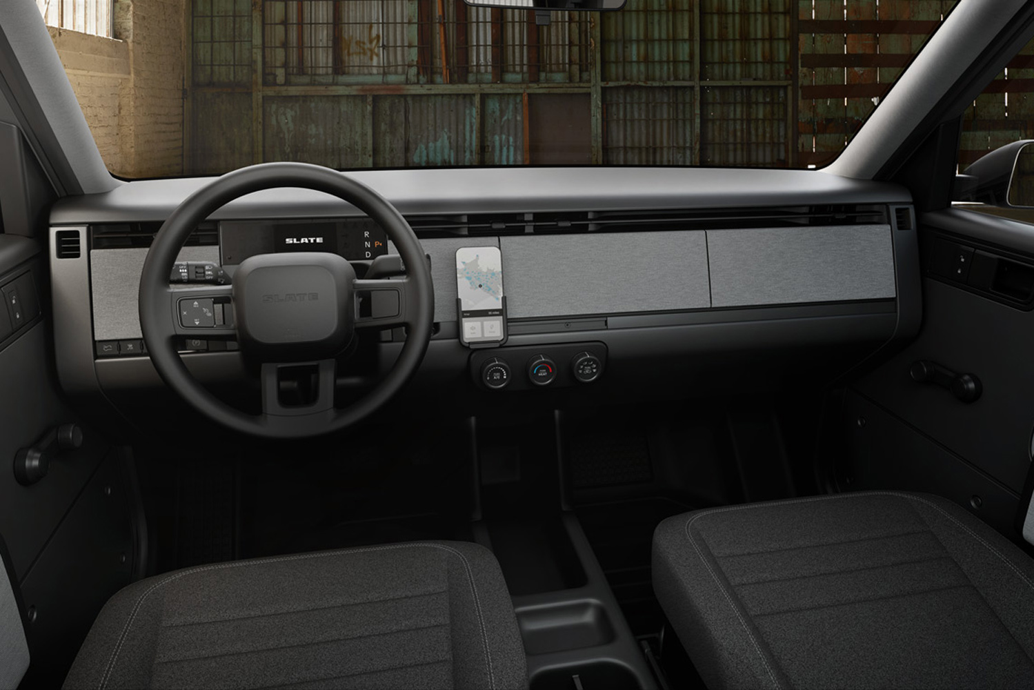 Blank Slate Truck interior