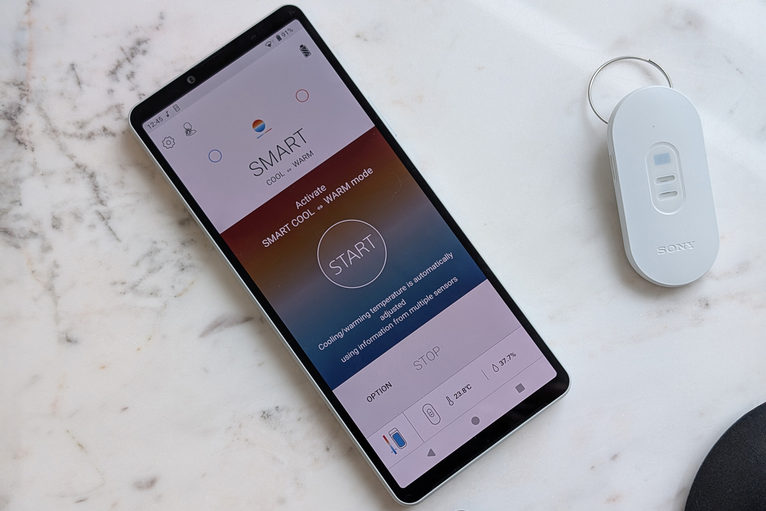 Sony Reon Pocket Pro hands-on app