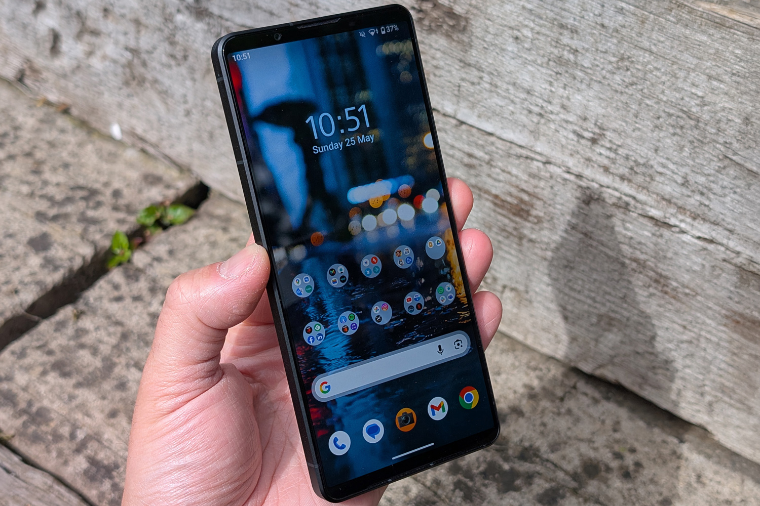 Sony Xperia 1 VII review in hand front