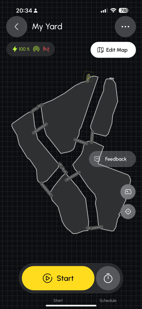 Yarbo Map Screenshot
