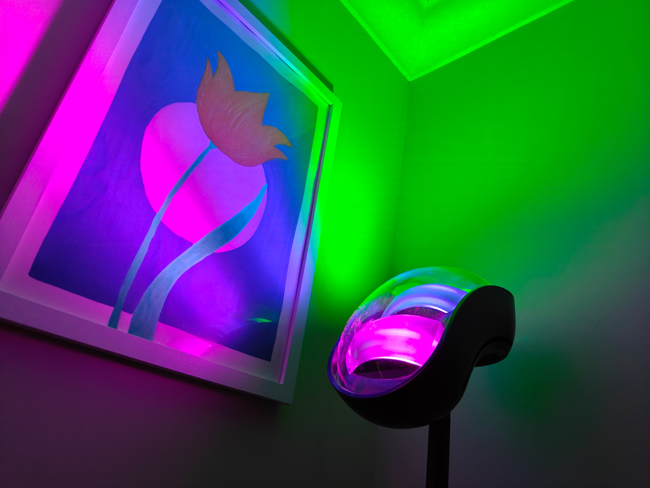 Govee Torchier lamp colours