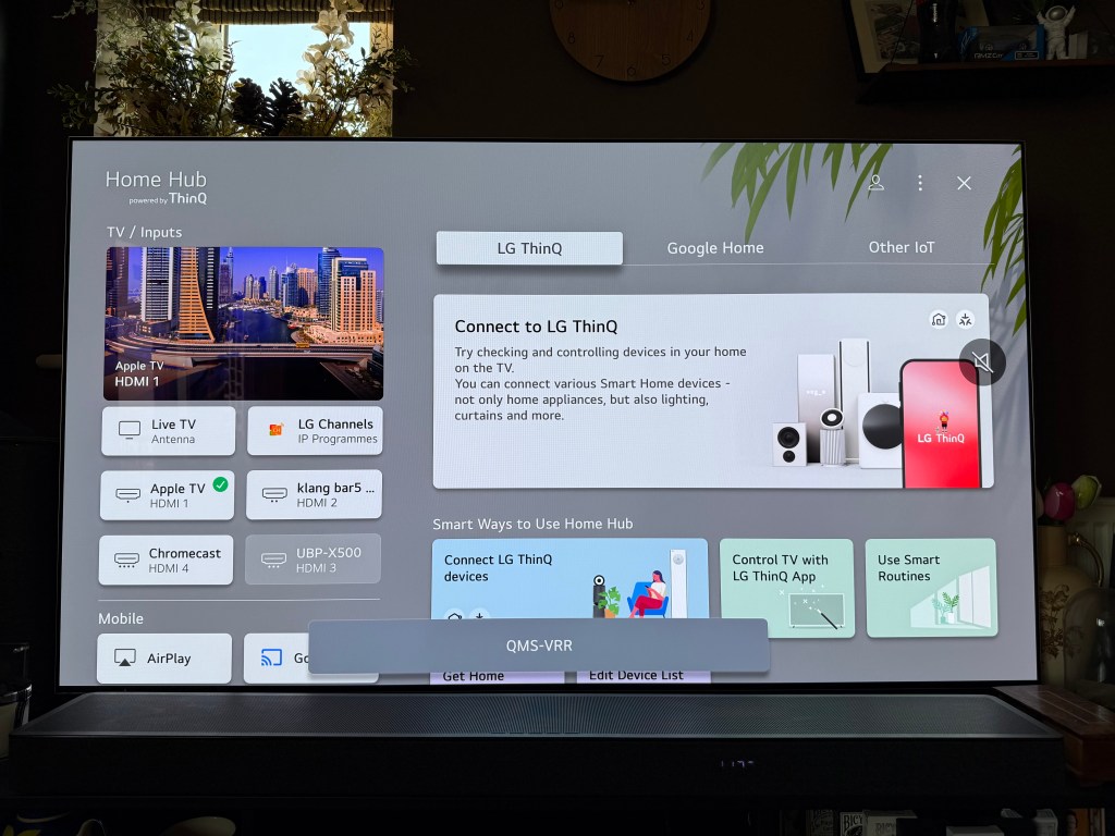 LG G5 Review Interface ThinQ Input Switching