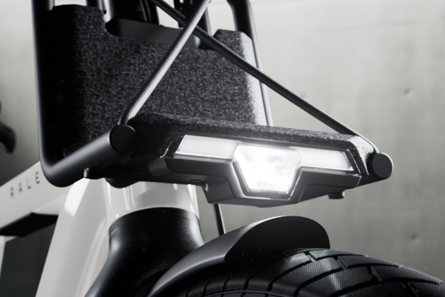 Raleigh One e-bike front light