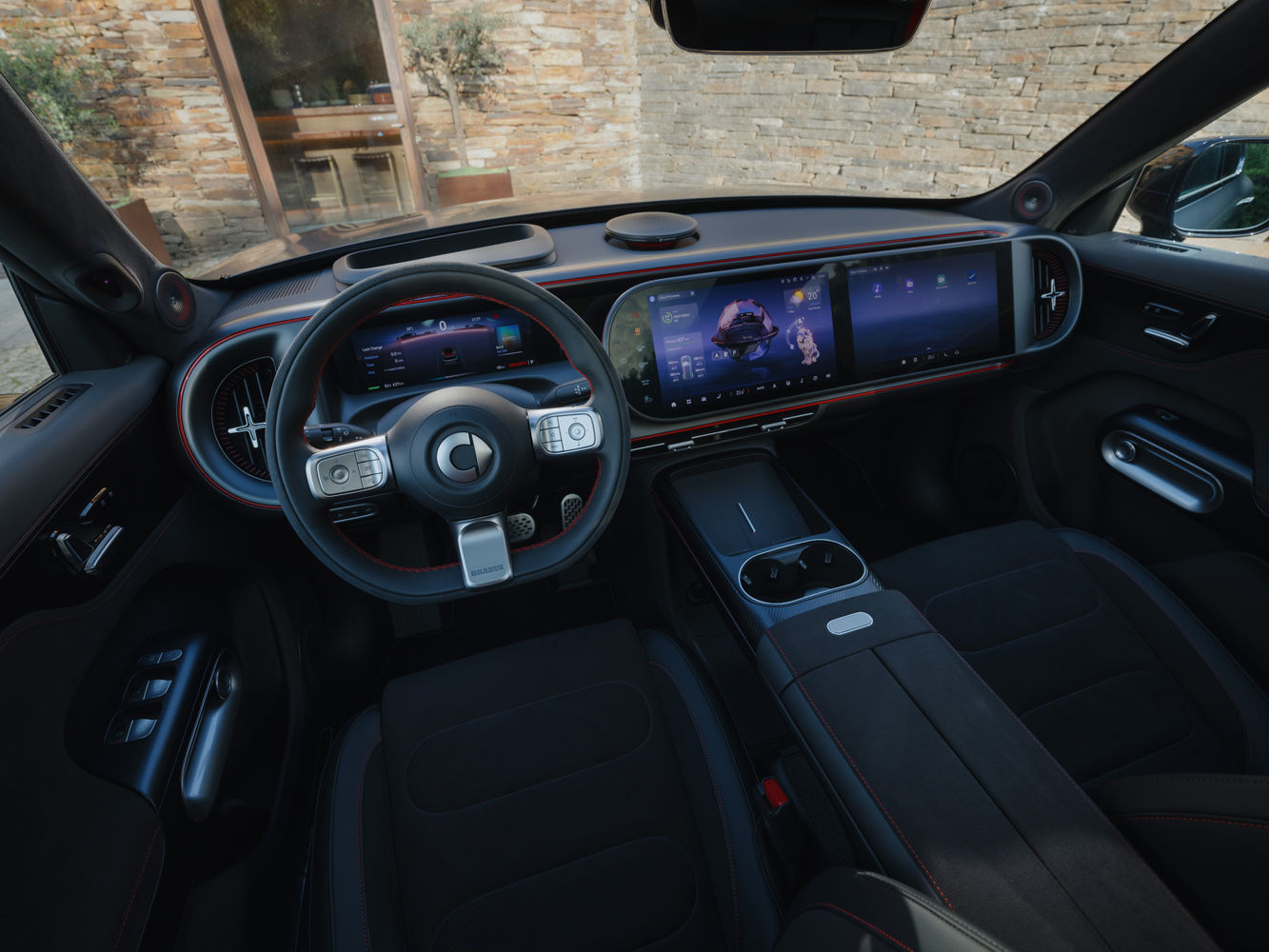 Smart hashtag5 brabus review dashboard