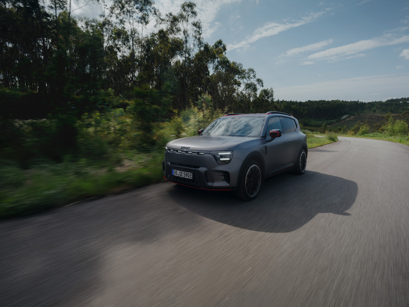 Smart hashtag5 brabus review on road front