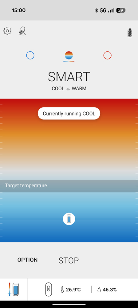 Sony Reon Pocket Pro review app smart temperature