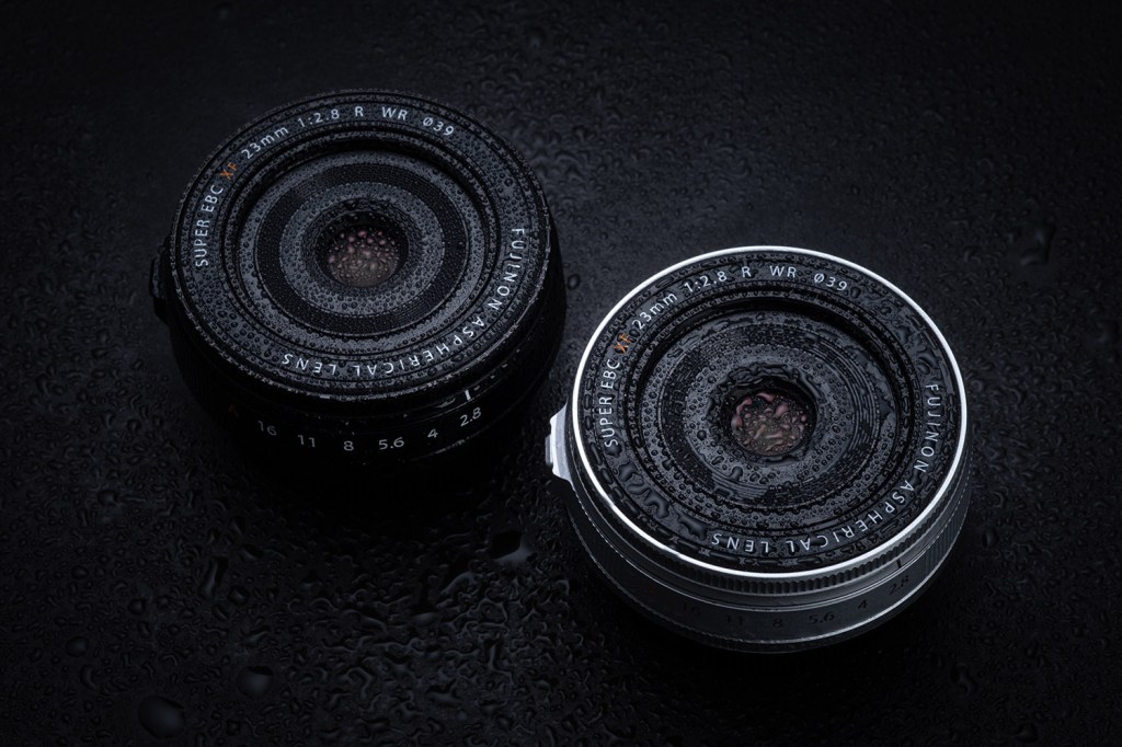 Fujifilm XF23mm lens, which is available in a kit with the Fujifilm X-E5 camera