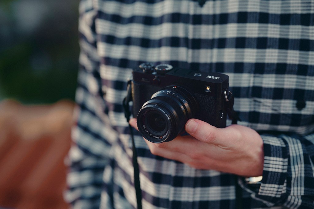 Fujifilm X-E5 camera in black finish