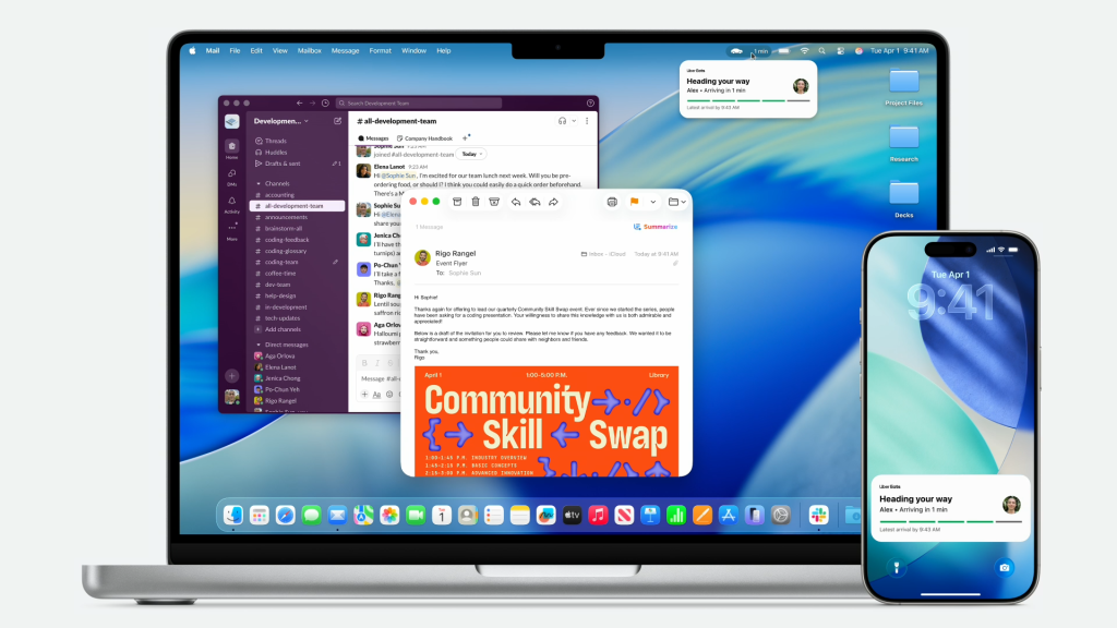 Live Activities in macOS 26