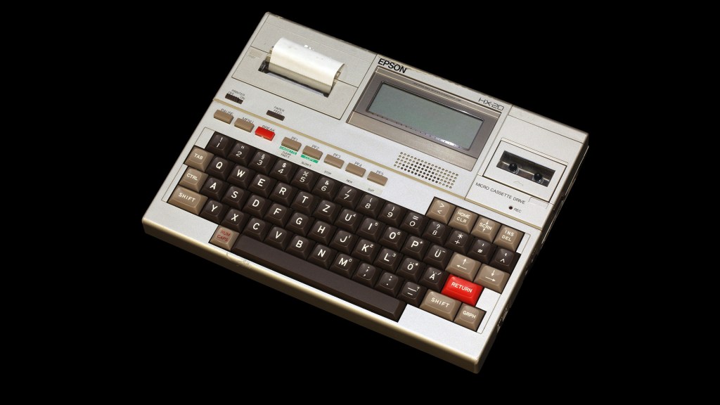Epson HX-20. Credit: Rama & Musée Bolo, Creative Commons Attribution-Share Alike 2.0 France licence.