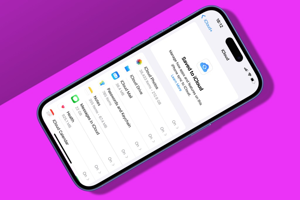 iCloud backup 