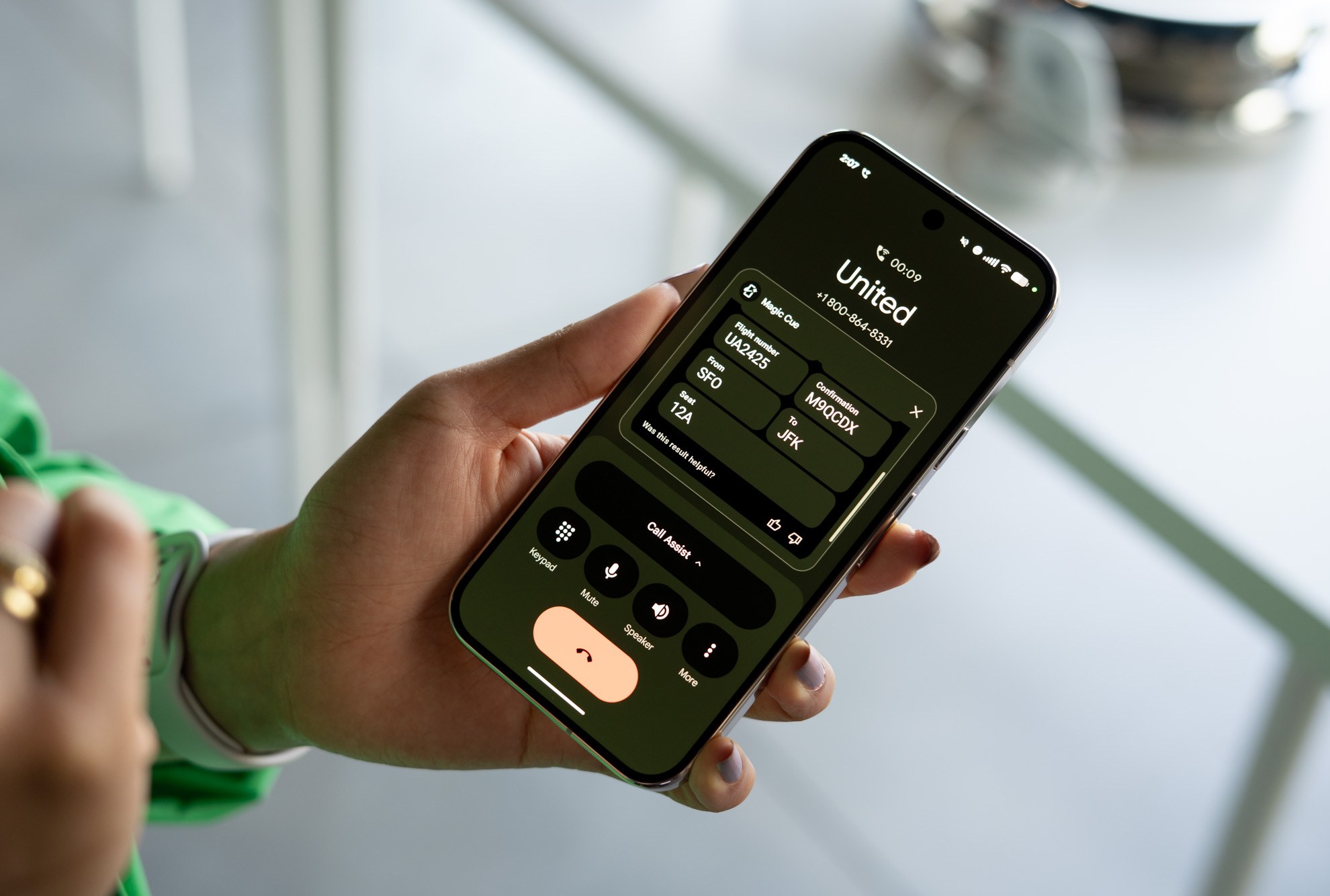 Google Pixel 10 Pro showing Magic Cue feature