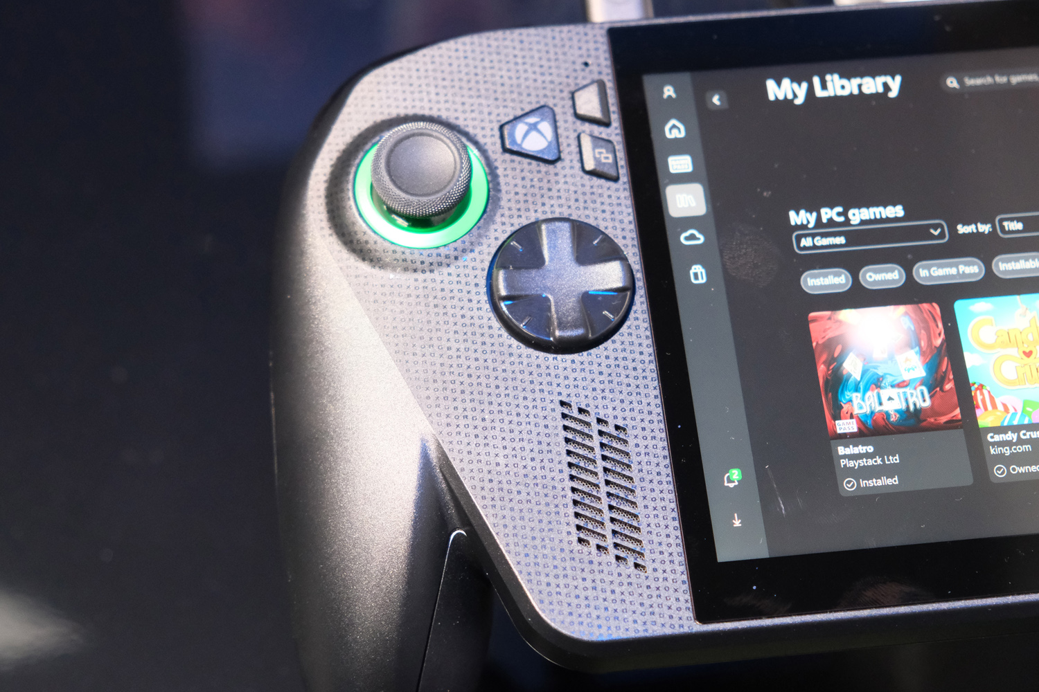 Asus ROG Xbox Ally X Gamesom handson D pad