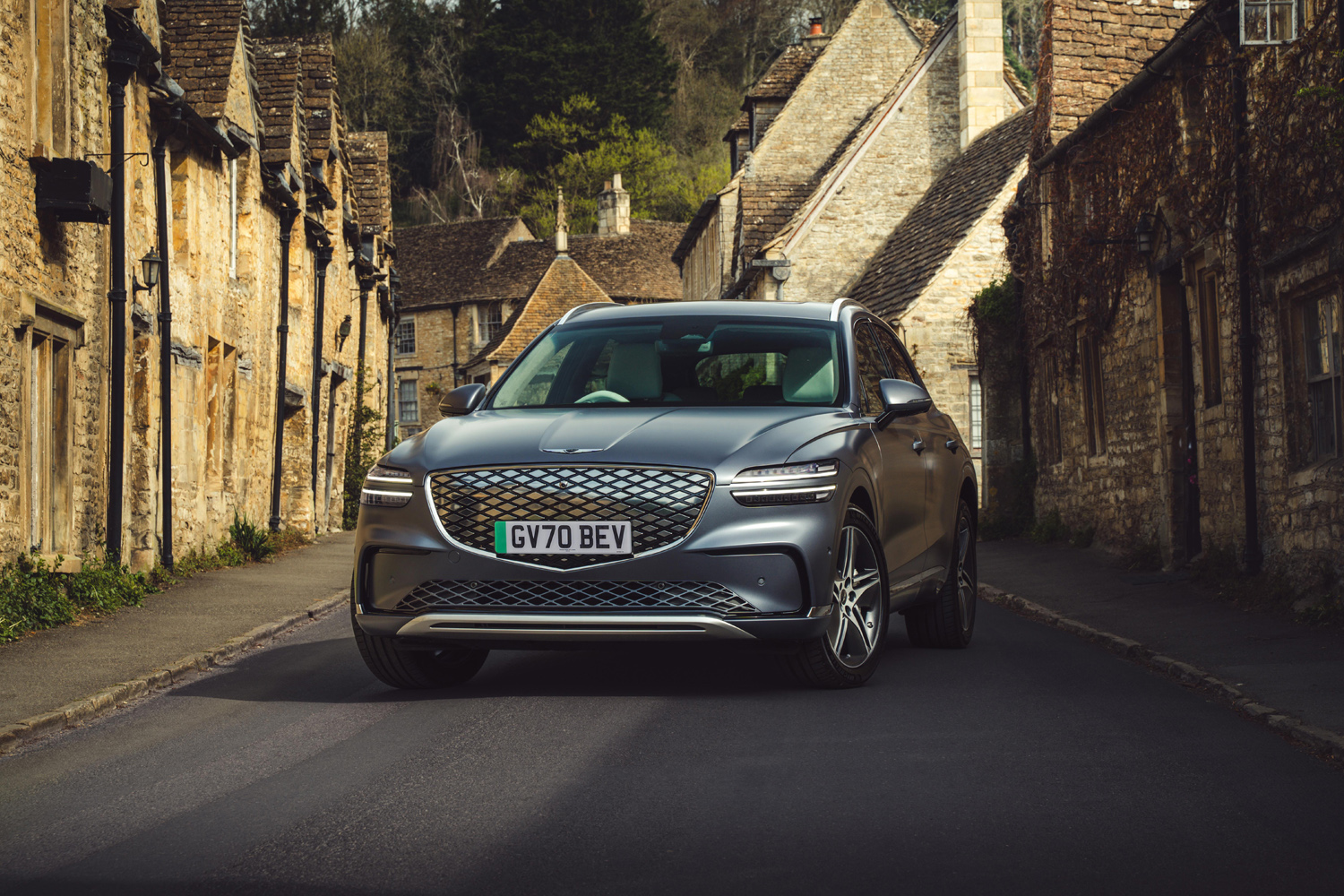 Genesis Electrified GV70 drive static front