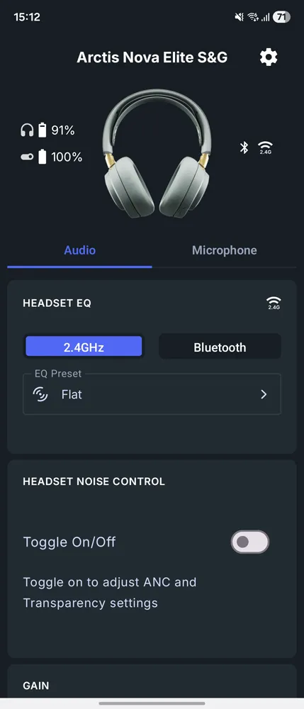 Steelseries Arctis Nova Elite review app mobile home