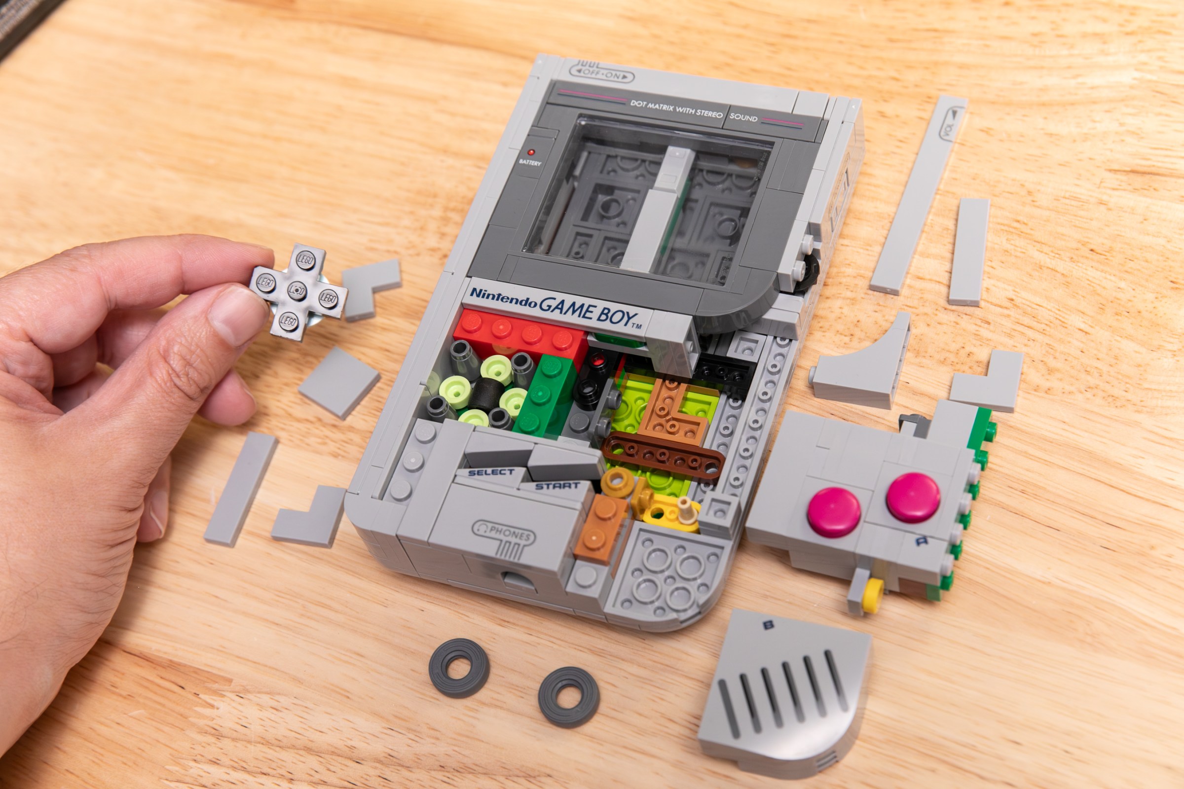 The rubber nub brick under the D-pad makes for a surprisingly good action.