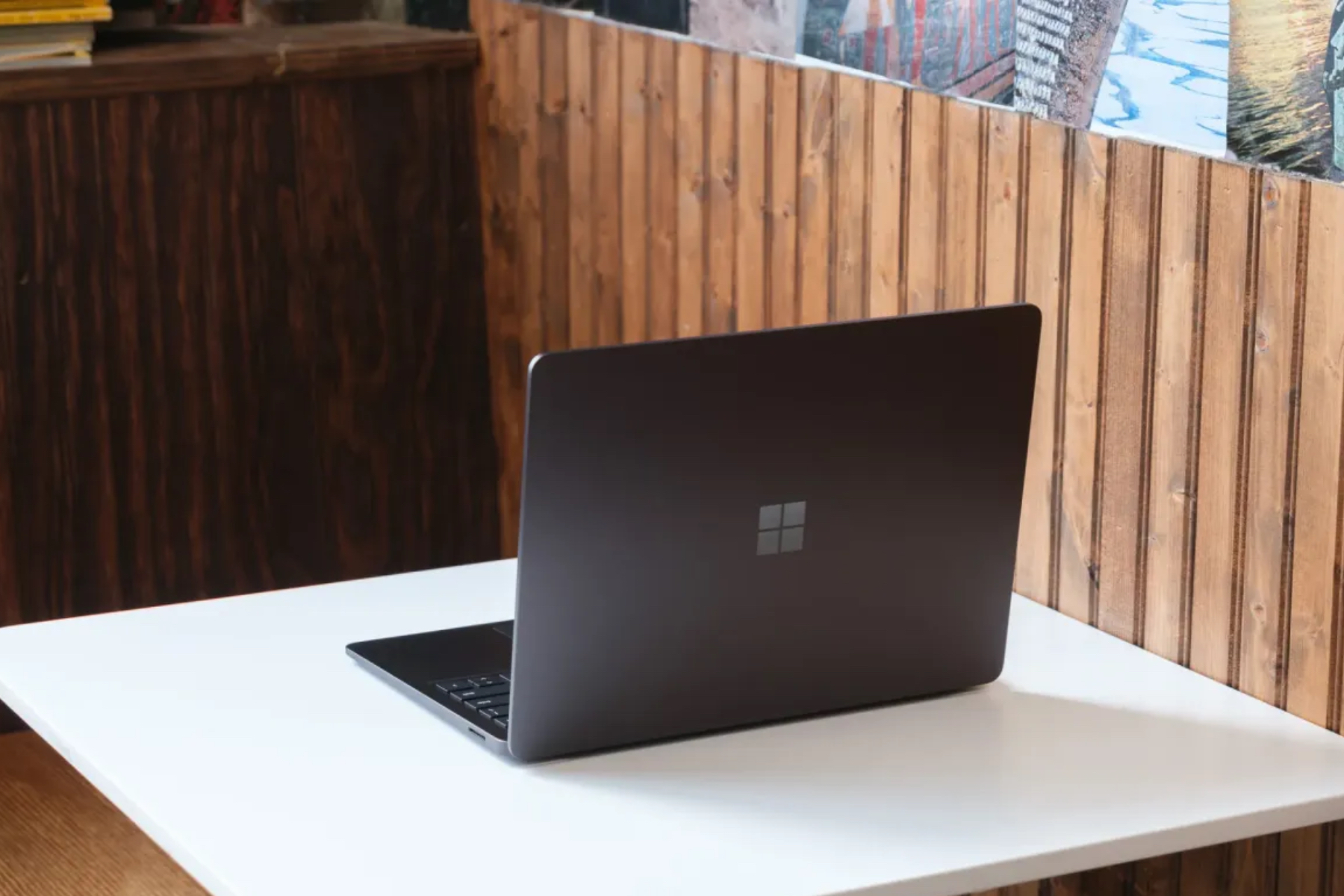 The Microsoft Surface Laptop 7th Edition sitting on top of a table.