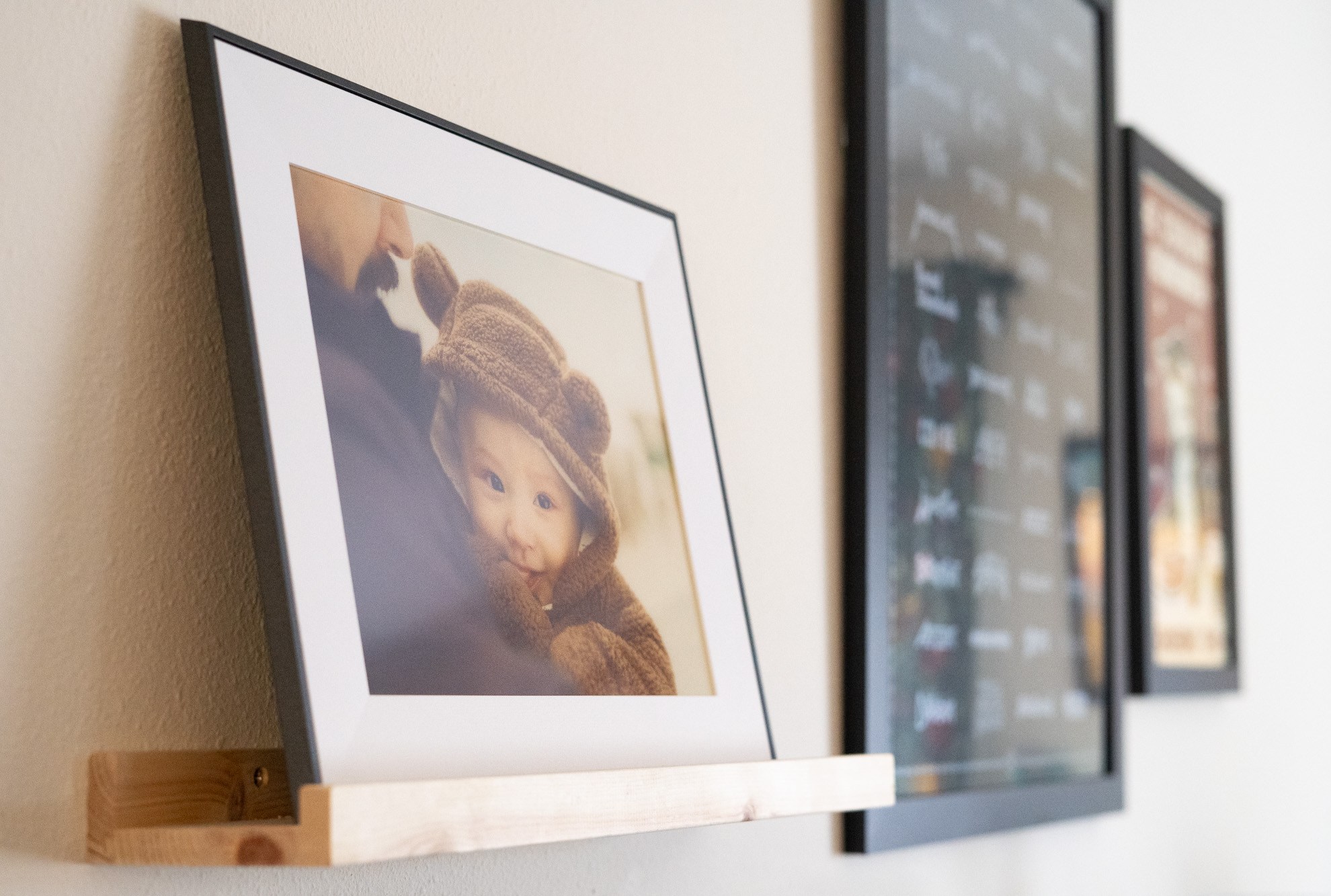 Aura Ink frame on a shelf