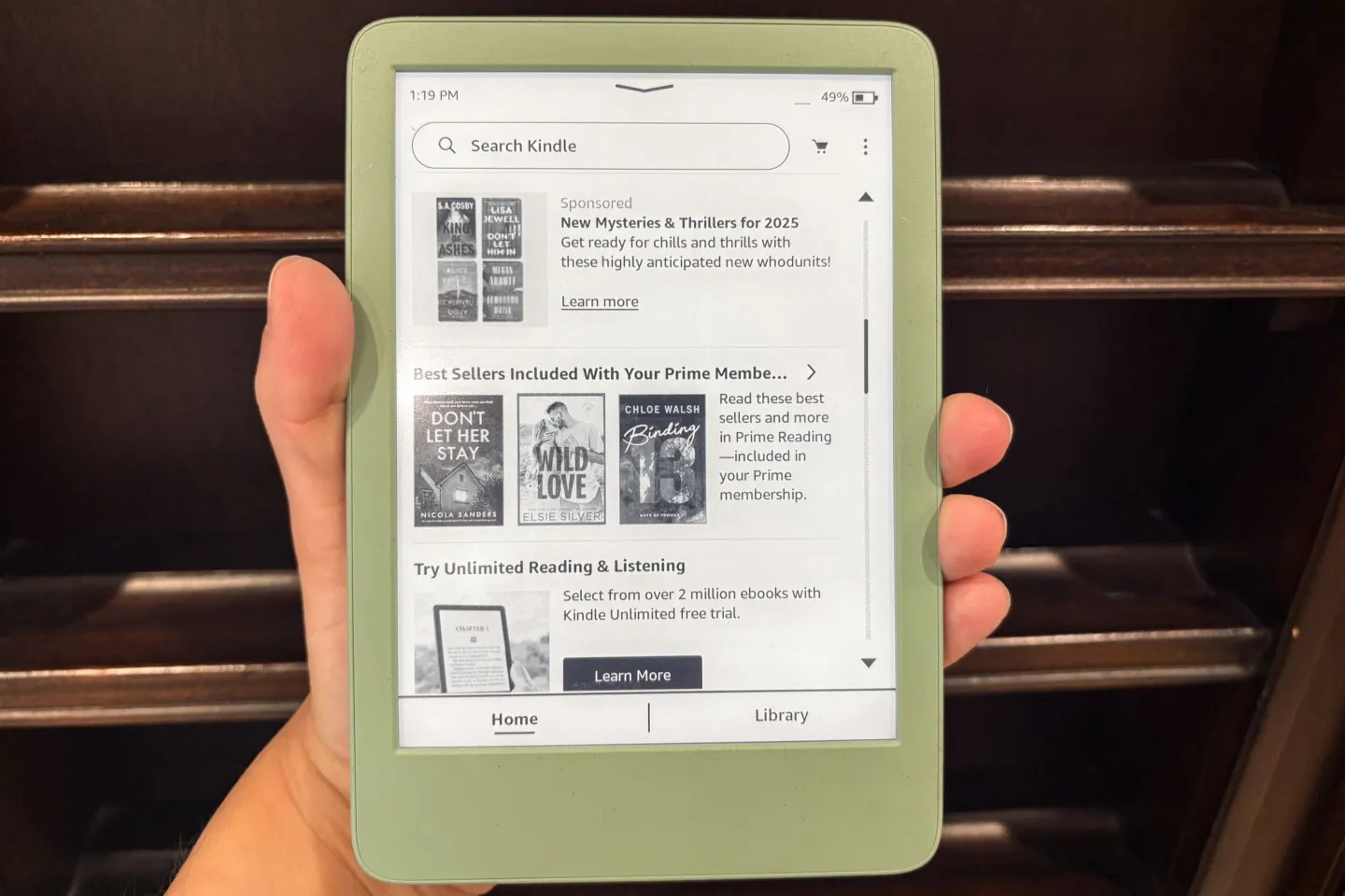Amazon’s latest Kindle is one of the most pocketable e-readers you can get.