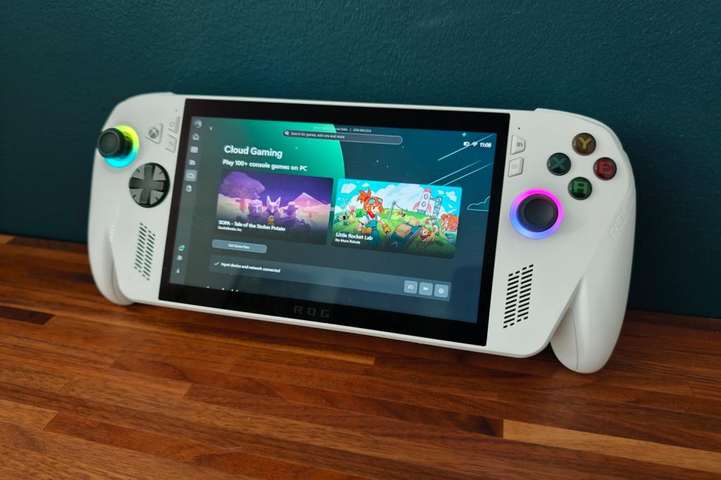 Asus Xbox ROG Ally review cloud