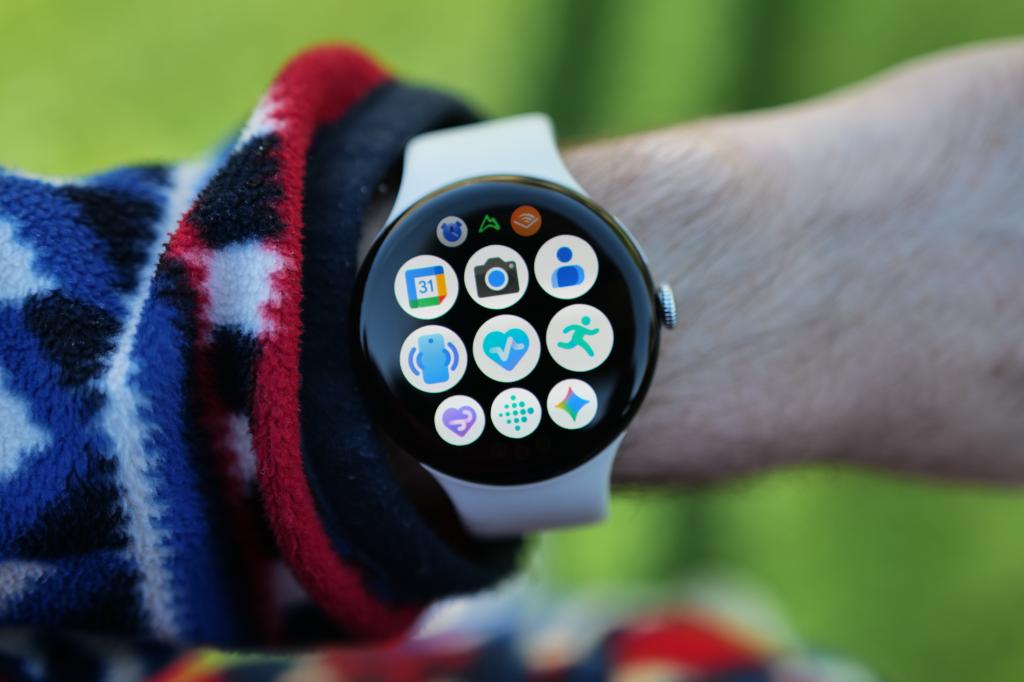 Google Pixel Watch 4 on wrist