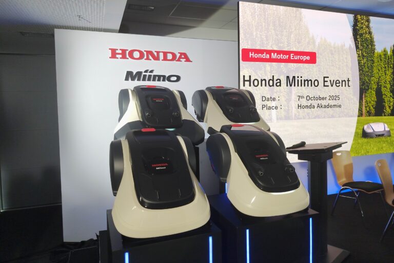 I met the next-gen Honda Miimo robot mowers – they even use the reversing sensor from a road car!