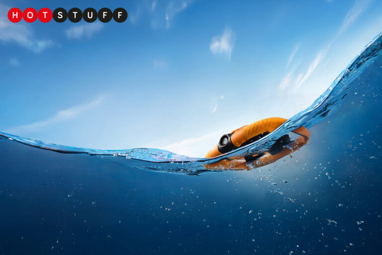 The waterproof drone is the ultimate selfie snapper for surfers and swimmers