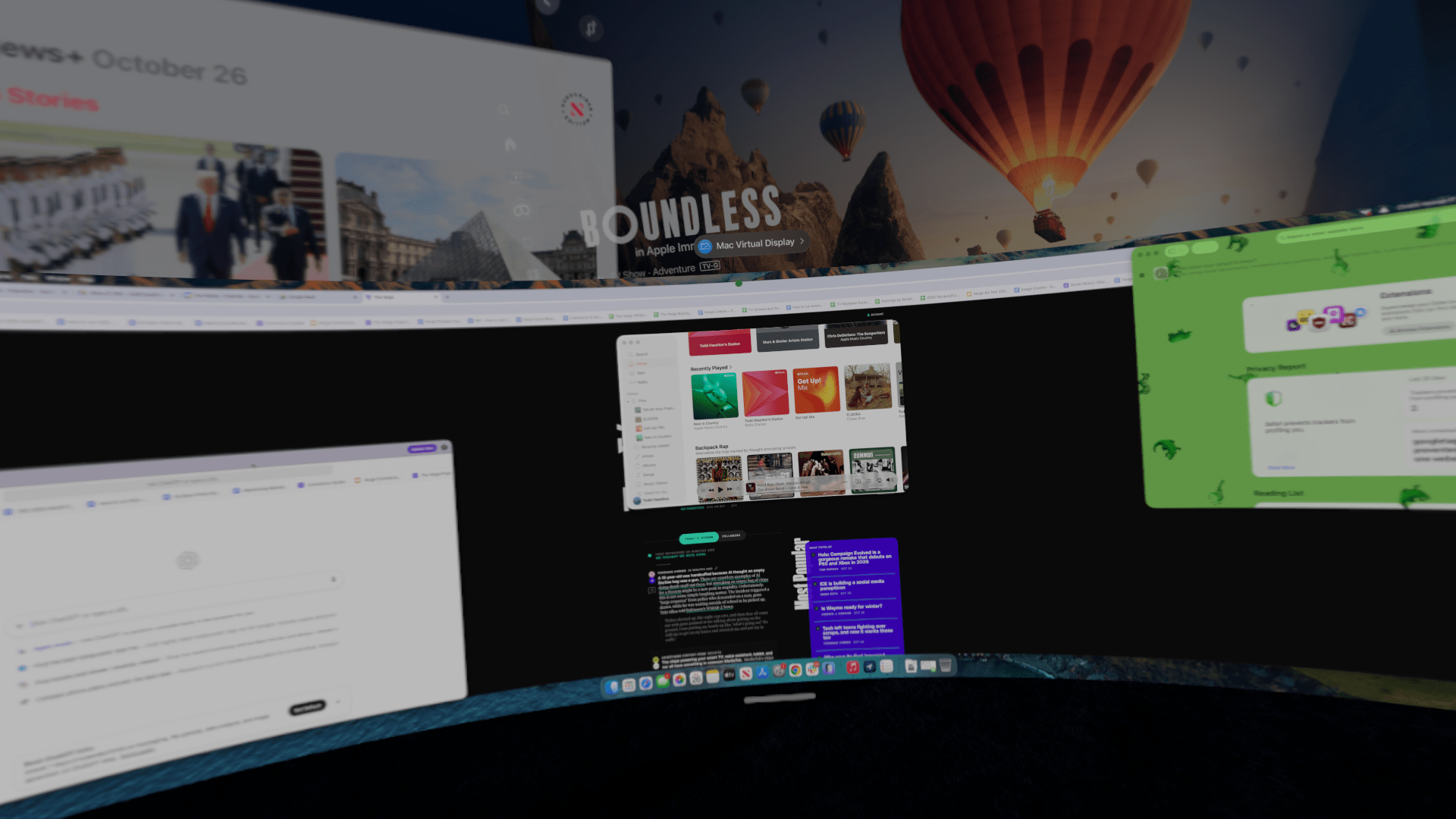 It’s pretty fun working on a massive ultrawide monitor connected to your Mac.