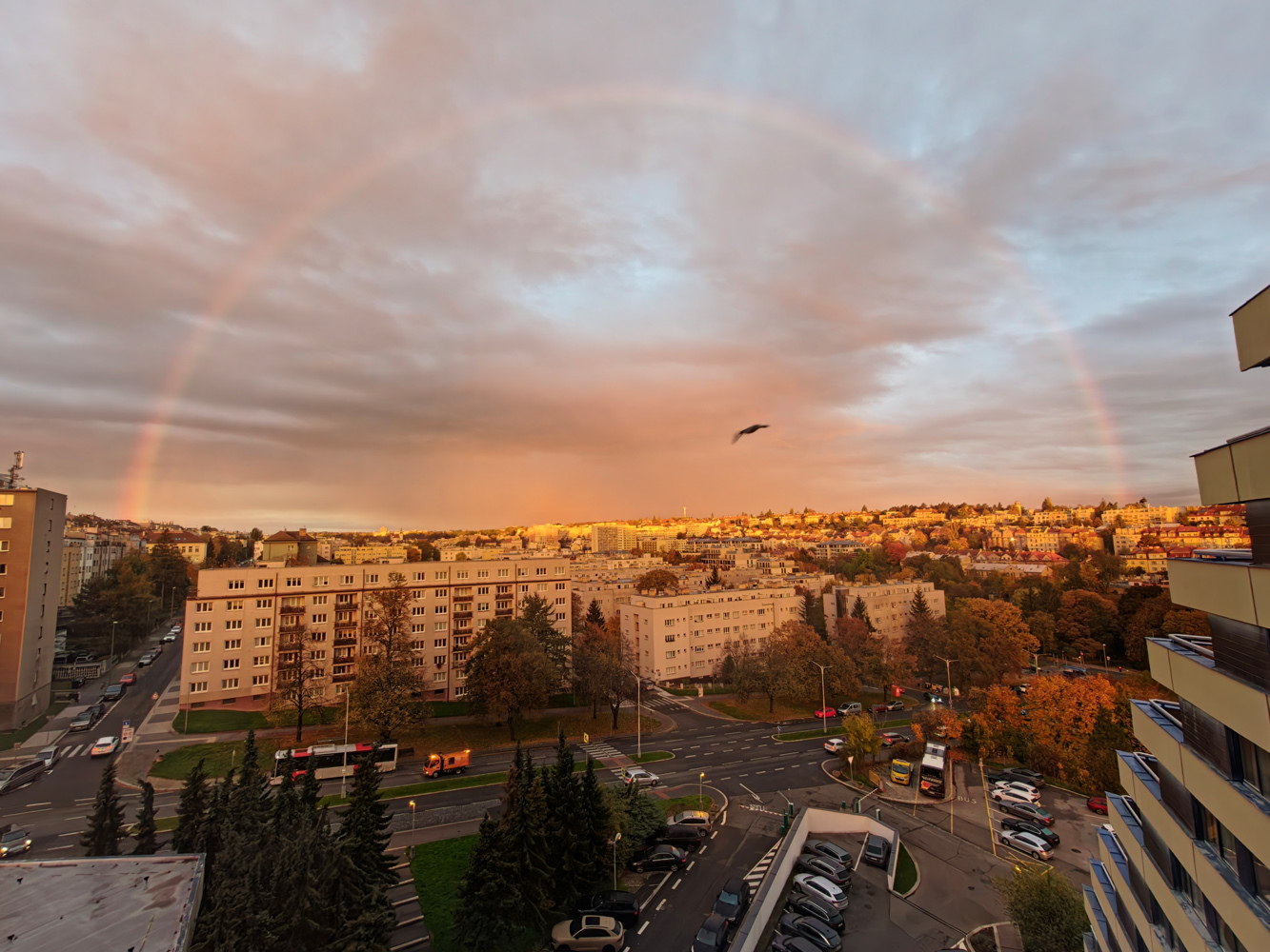 Oppo Find X9 Pro camera samples - prague rainbow ultrawide