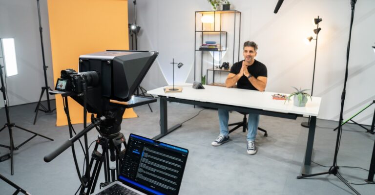 Elgato is launching a bigger teleprompter for presenters, podcasters, and businesses