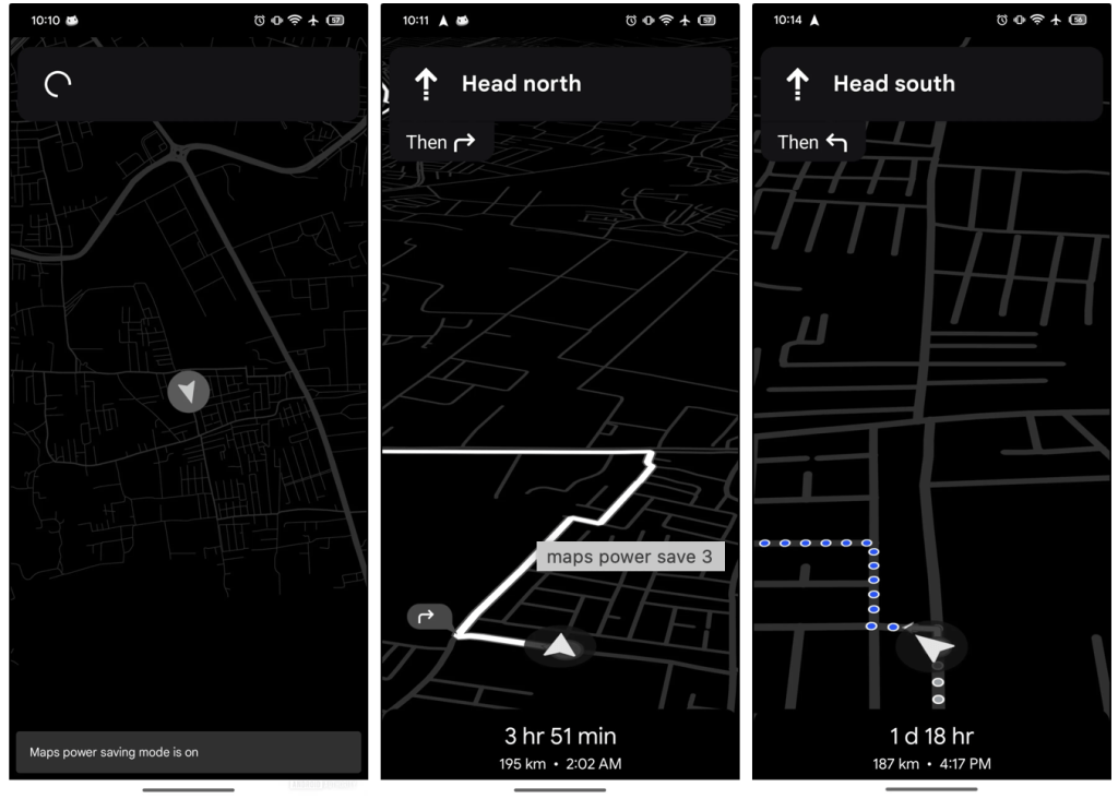 Google Maps monochrome mode