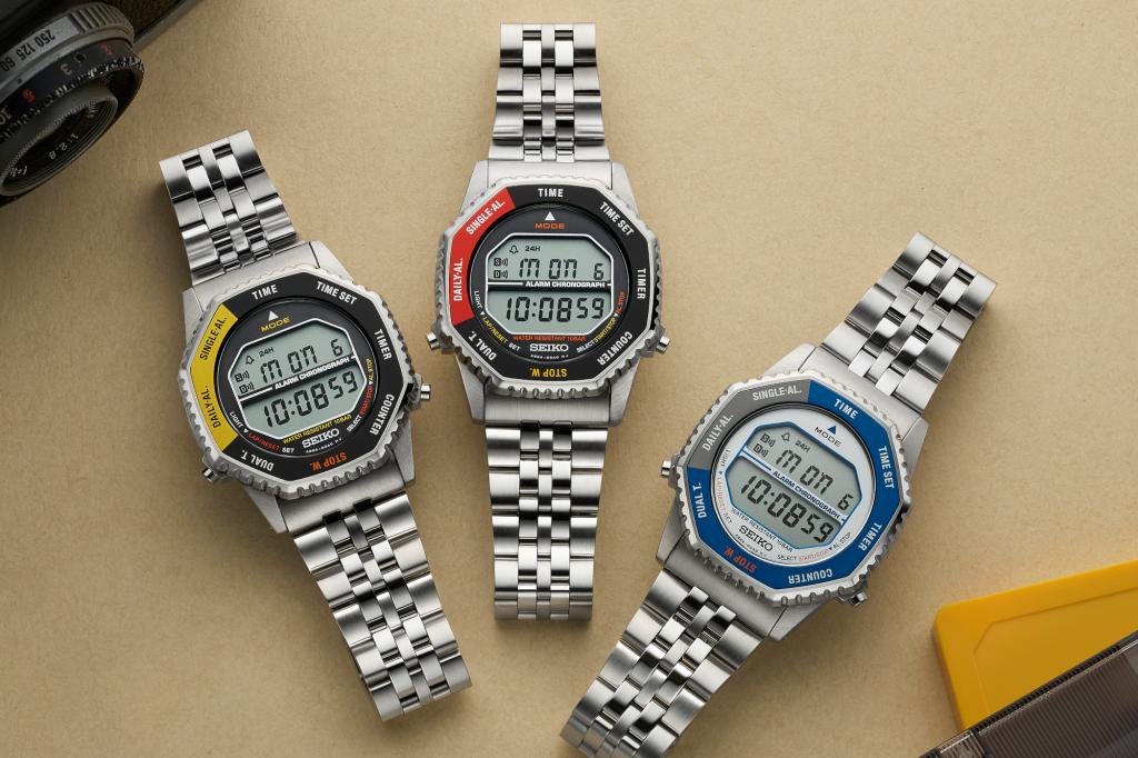 Seiko Rotocall collection on table