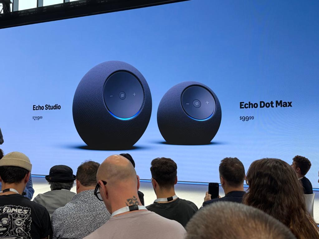 Echo Studio and Echo Dot Max