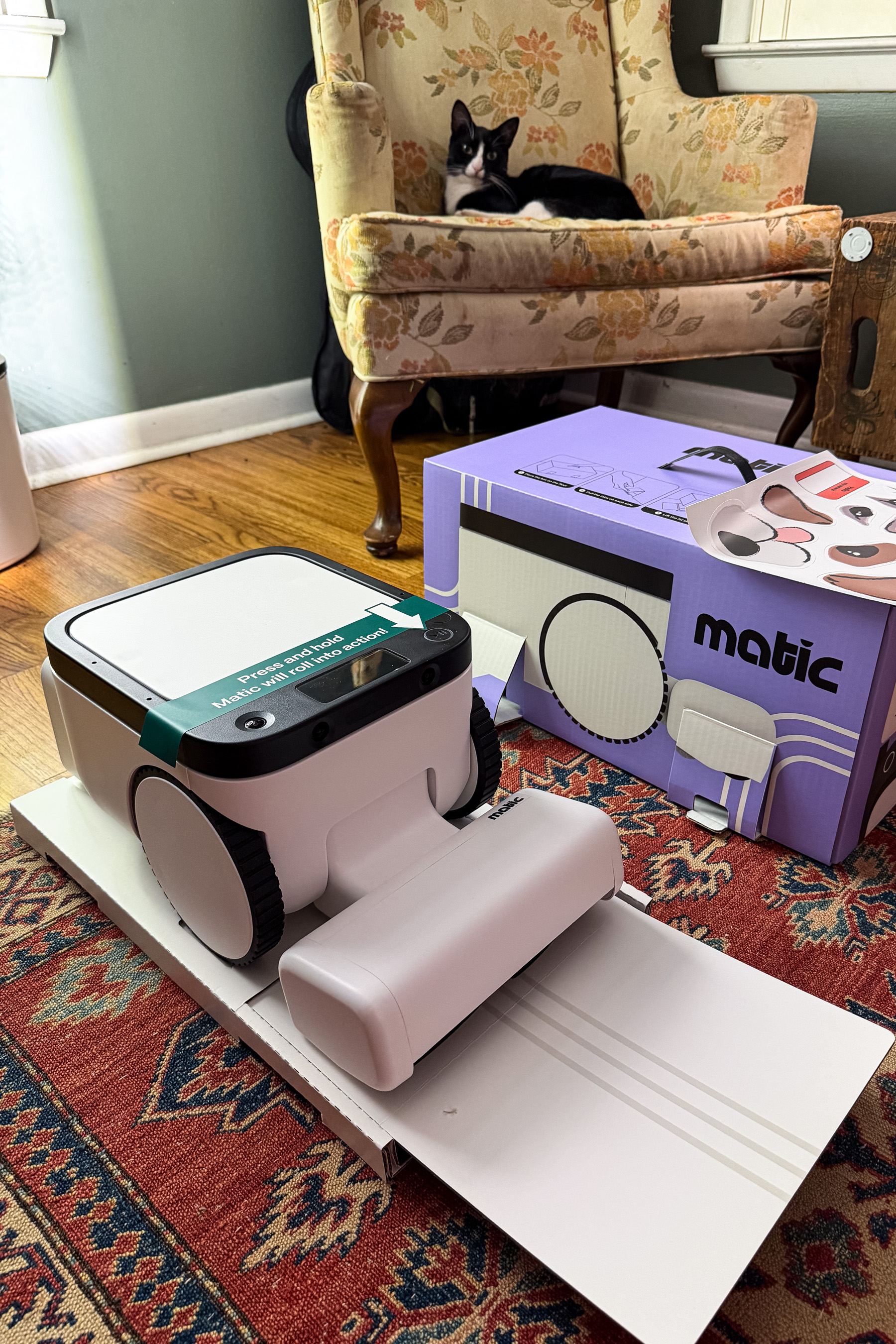 Unboxing the Matic is a genuinely delightful experience.