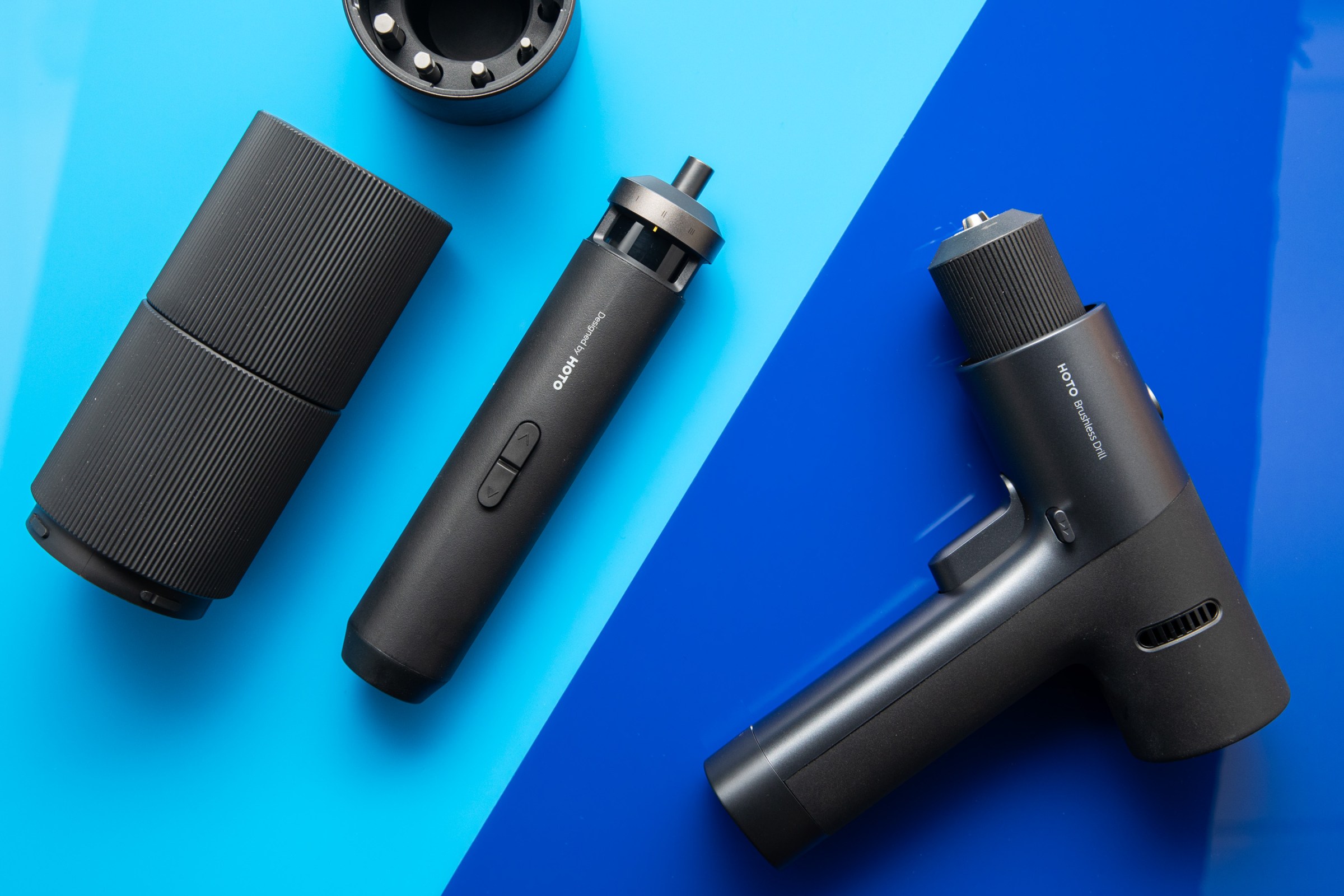 Hoto’s flagship screwdriver and drill resemble Star Trek phasers — but not intentionally, Liu tells me.