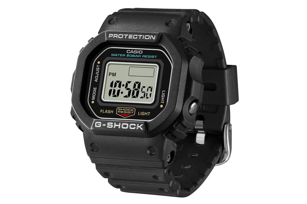 DWN-5600 G-Shock Nano on white background