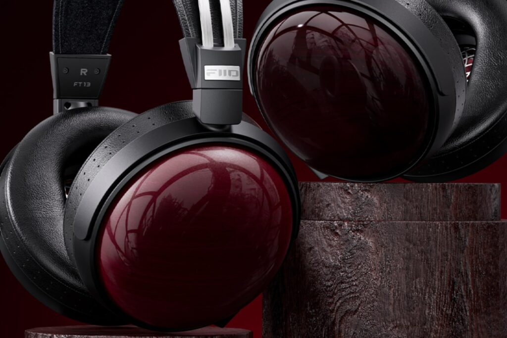 The FiiO FT13 headphones’ wooden construction is guaranteed to turn heads