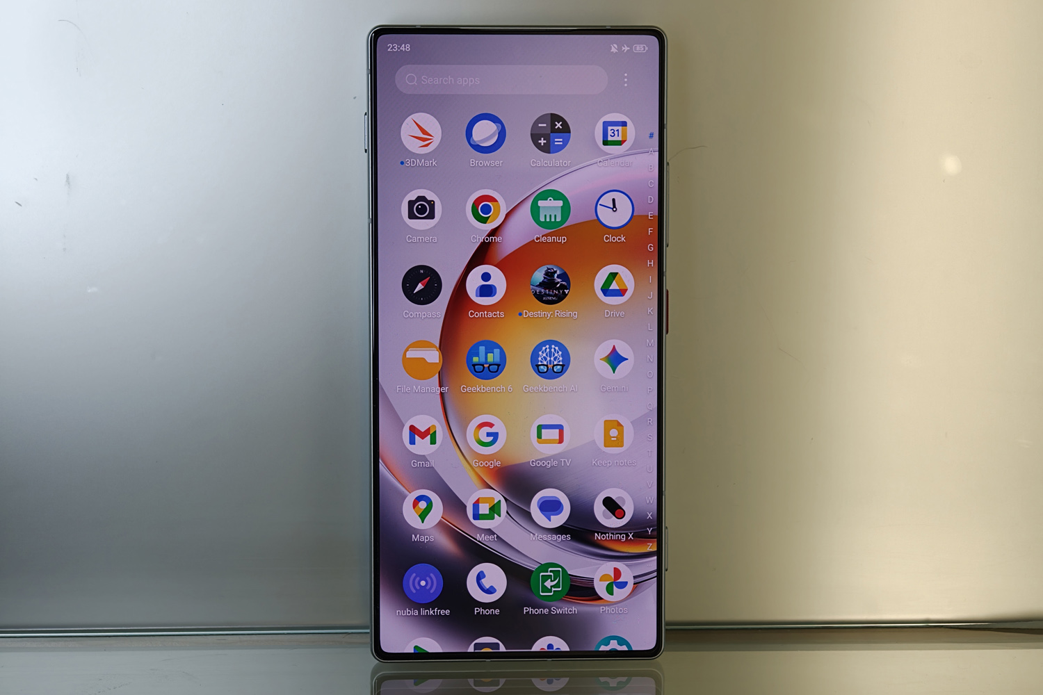 Nubia Z80 Ultra review app drawer