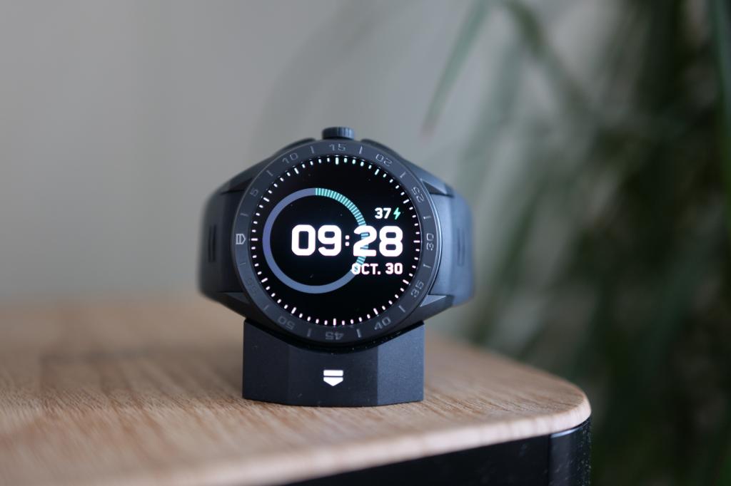 TAG Heuer Connected Calibre E5 on charger