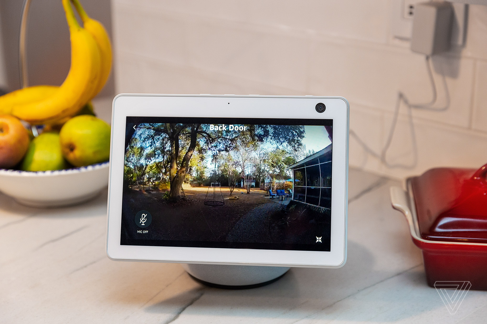 Ring doorbell cameras can stream to Amazon Echo Show smart displays and show the feed automatically if someone presses the doorbell.